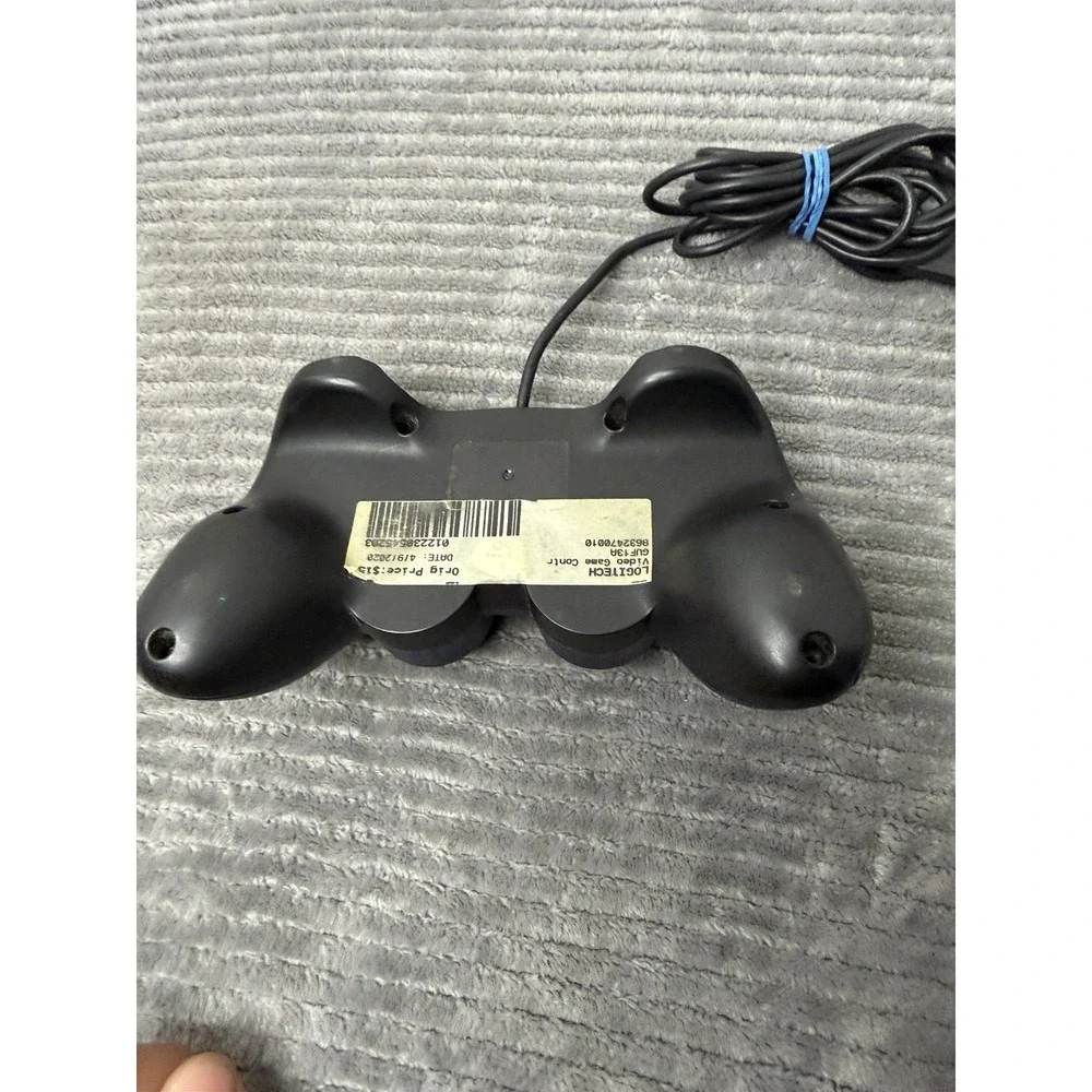 Logitech Dual Action Gamepad USB Game Controller G-UF13A-TESTED-Dark Blue See Pi